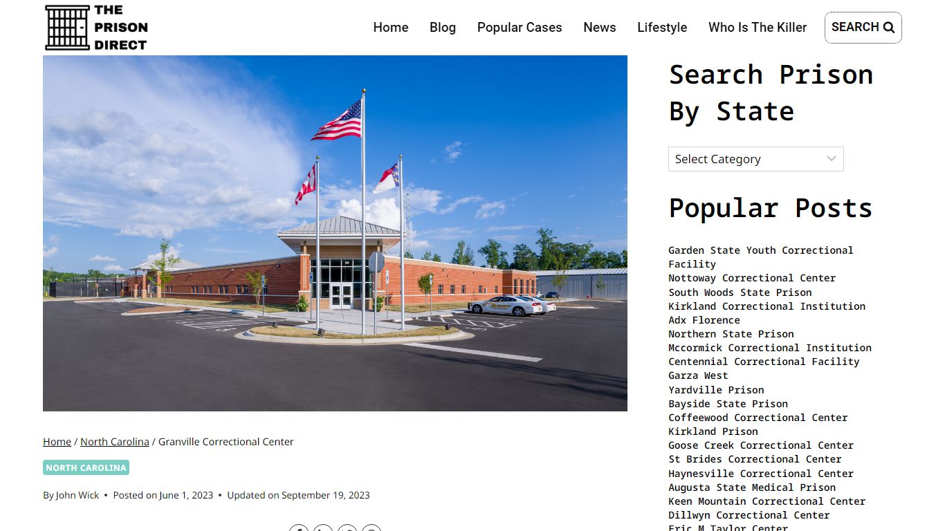 Granville Correctional Center - The Prison Direct